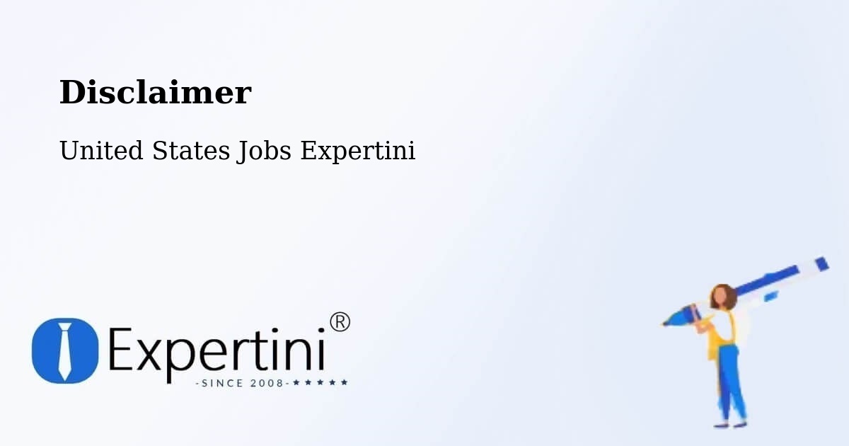 Disclaimer – Blue Ash - United States Jobs Expertini