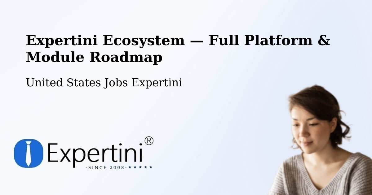 Expertini Ecosystem — Full Platform & Module Roadmap – Blue Ash