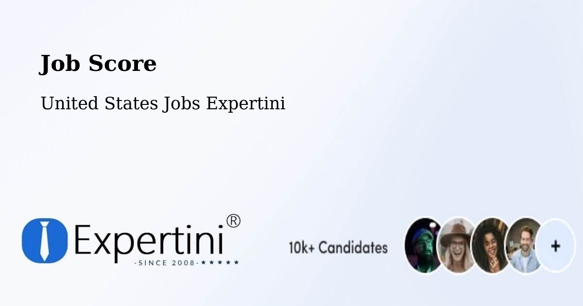 Job Score & Job Description Score Tool – Blue Ash - United States Jobs Expertini